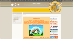 Desktop Screenshot of klima-frenk.si
